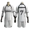 HOLOUN Blue Lock Anime Nagi NO.7 Reo Mikage NO.10 Cosplay Costume Jersey Wig Rose Net Football Soccer Uniform Sport Wearing