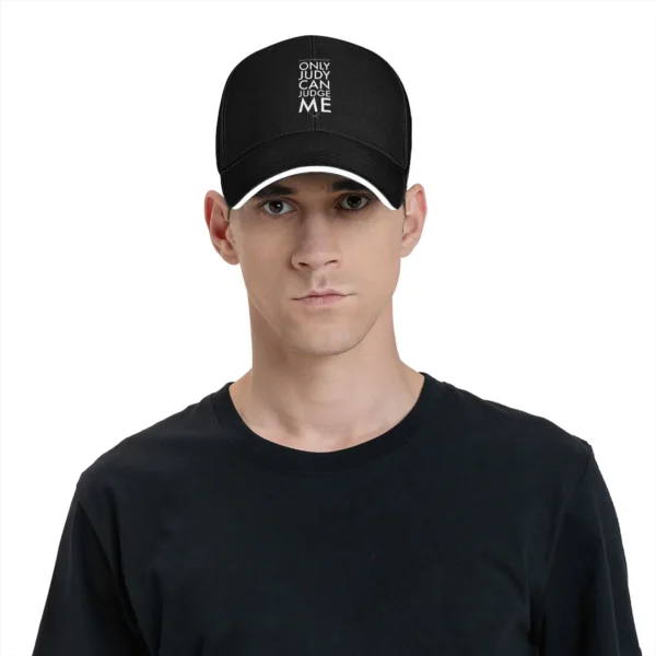 Summer Judy Can Judge Me Baseball Cap Outdoor Sport Casual Print Sun Hip Hop Hats Women Men Wholesale Baseball Caps
