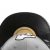 Stylish Cartoon Embroidered Adult Baseball Cap Playful Vinyl Record Brim Design Finger Pattern Hip Hop Flat Sun Hat